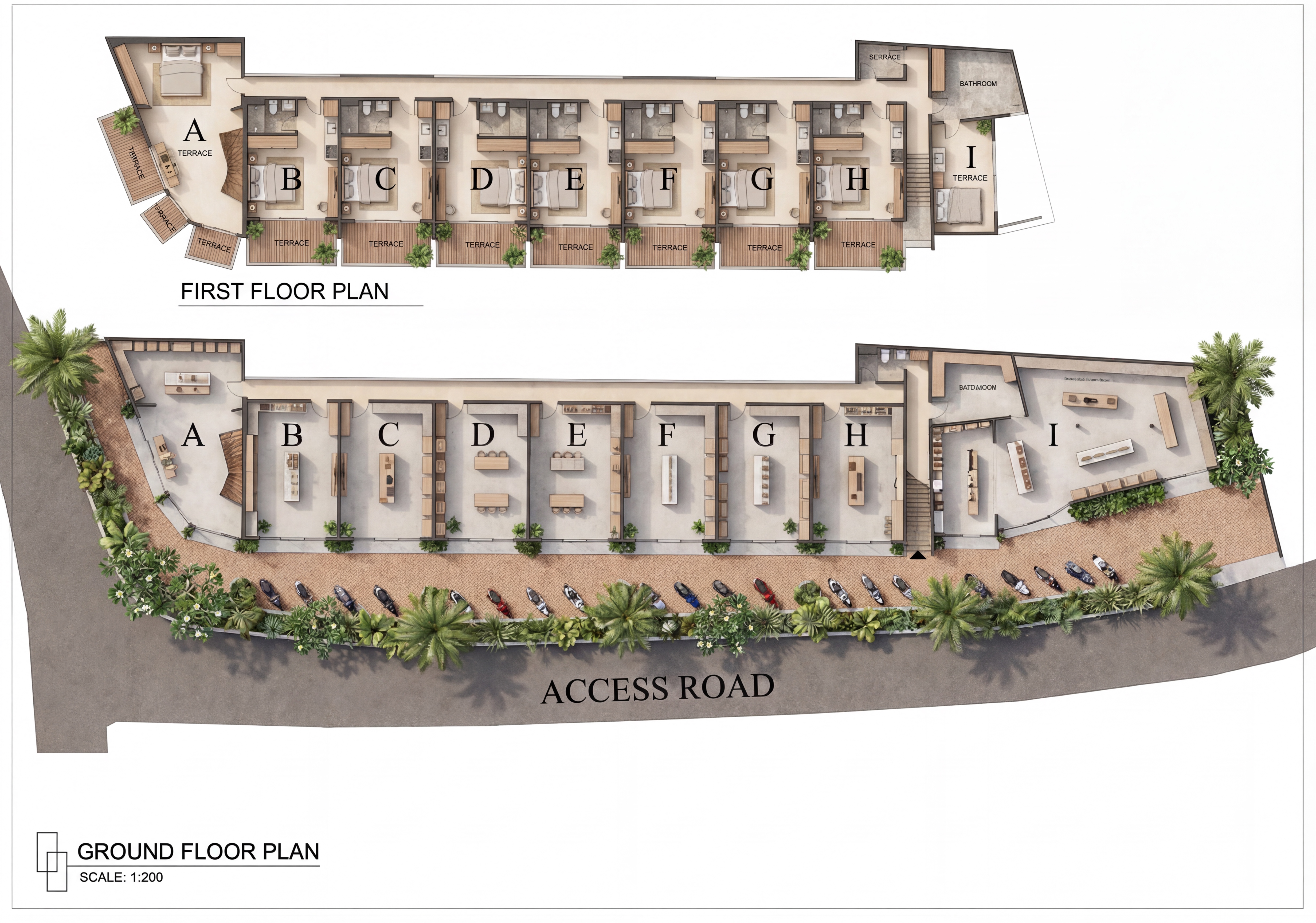 Pererenan One floor plan